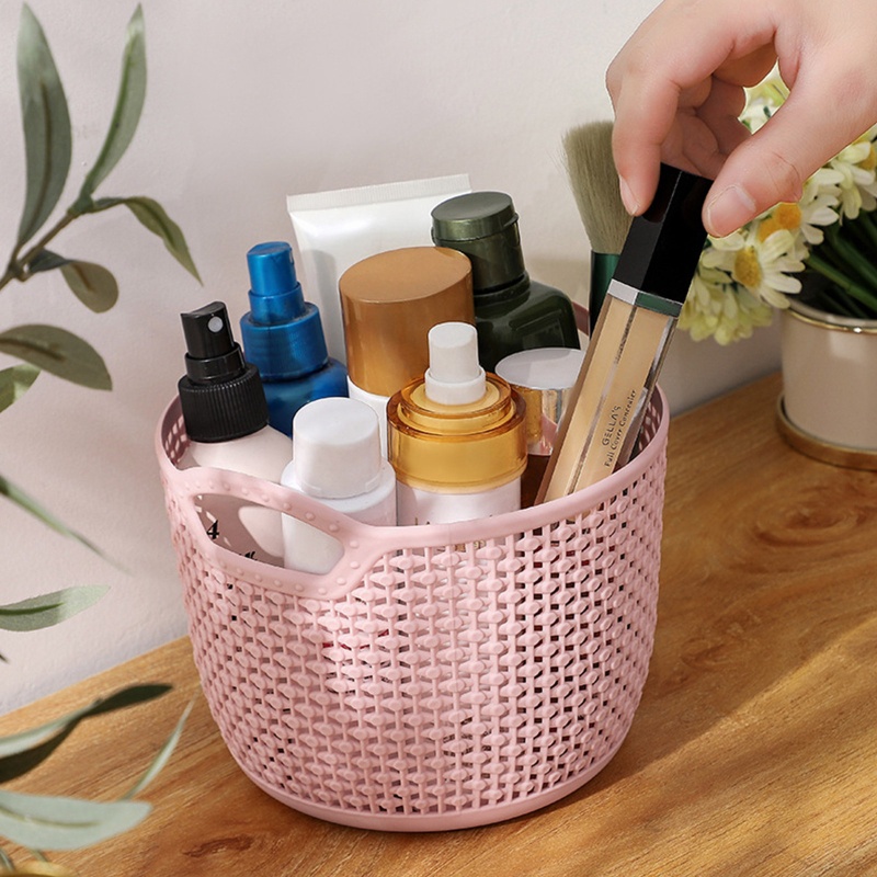 Giỏ Sọt Nhựa Đựng Đồ Đa Năng 2 Quai Sang Trọng ❖SỌT NHỰA TRỤ CÓ QUAI HP001 ❖