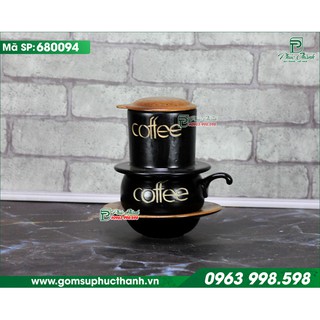 Phin sứ pha cafe bằng gốm sứ Bát Tràng