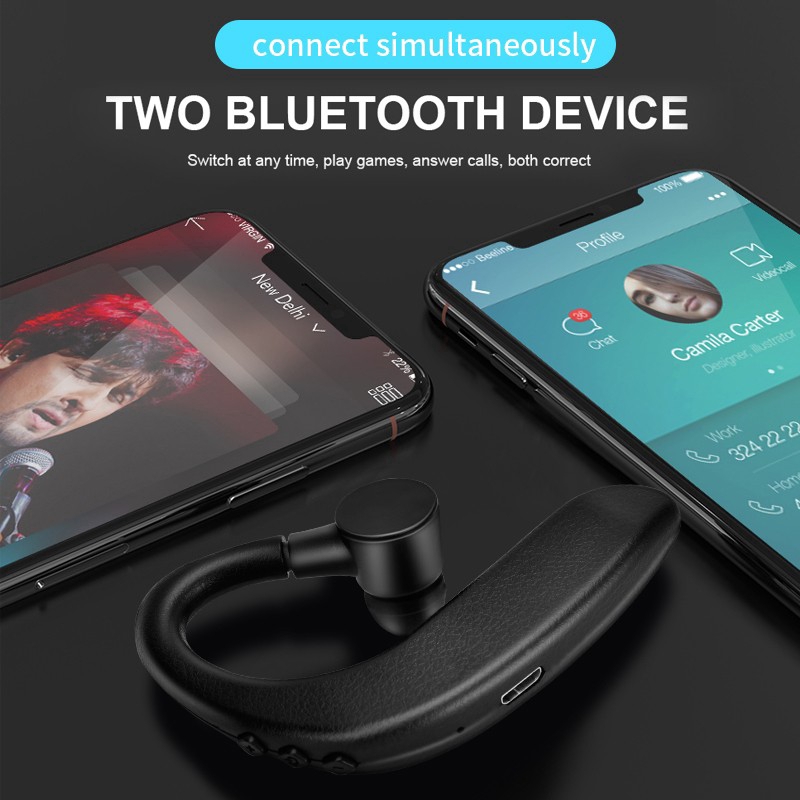 Tai Nghe Bluetooth 5.0 Chống Thấm Nước Ipx5 Tích Hợp Mic Cho Ios Android Y10 Điện Thoại