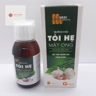 Siro ho tỏi hẹ mật ong