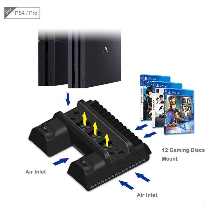 Đế Tản Nhiệt PS4 Fat/ Slim/ Pro Dobe