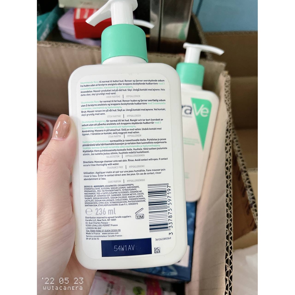 SỬA RỬA MẶT CeraVe 236ml