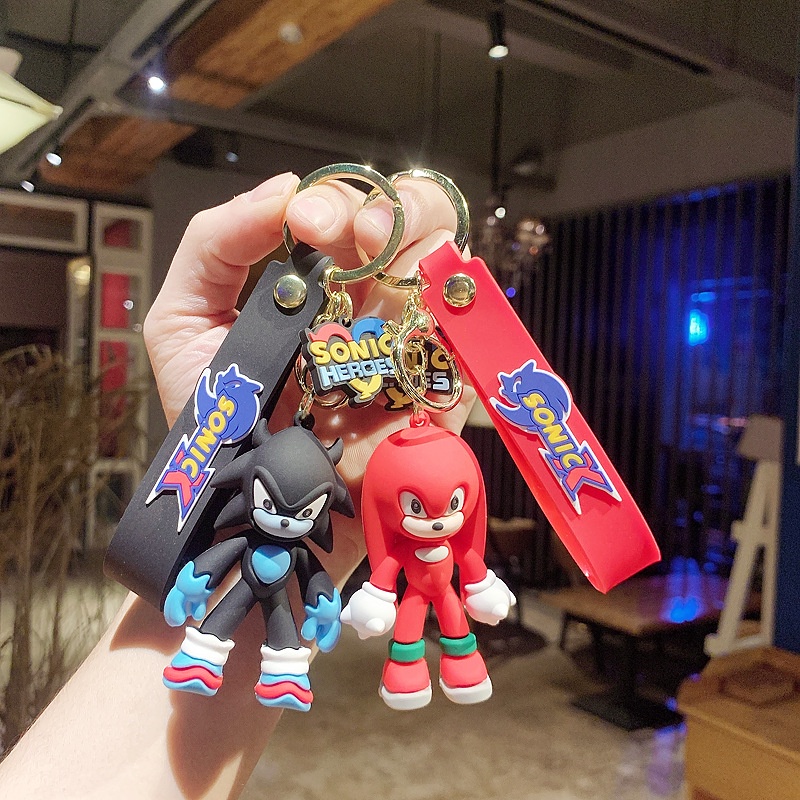 Móc Khóa Hình Nhân Vật Hoạt Hình Sonic Đáng Yêu