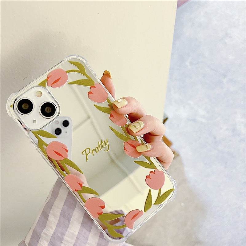 Ốp lưng iphone ốp Điện Thoại Mặt Gương MINI Cho iPhone 12 14 13 12 11 PROMAX XS XR XSMAX SE2020 6 7 8PLUS