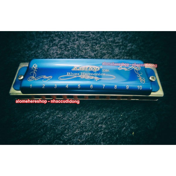 Kèn harmonica Easttop T008K Xanh key Db