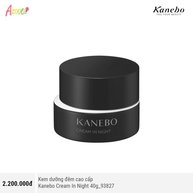 Kem dưỡng đêm cao cấp Kanebo Cream In Night 40g