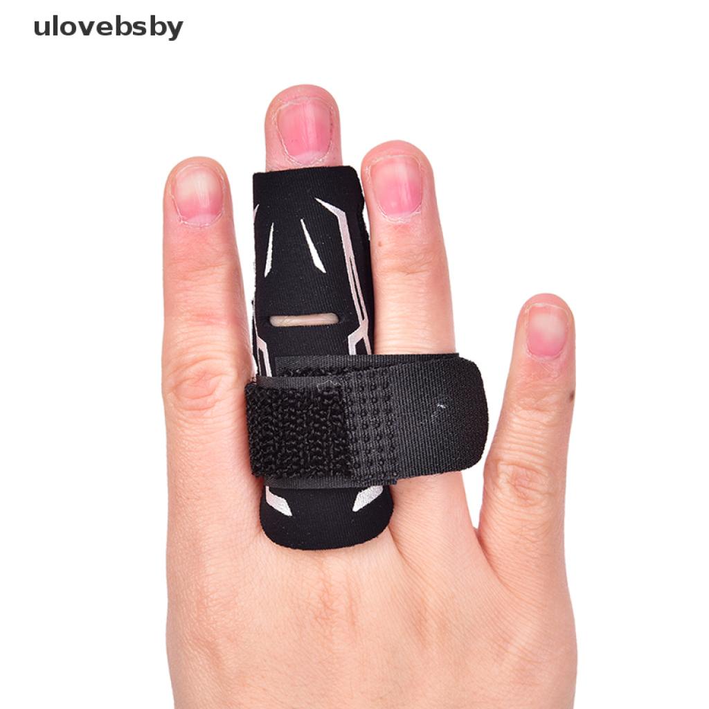 [ulovebsby] 1x Finger Splints Brace Stabilizer Wrap Basketball Protect Support Sleeve Guard [ulovebsby]