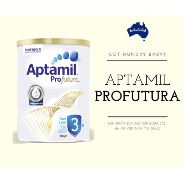 Sữa Aptamil Profutura số 3 Úc (900g)