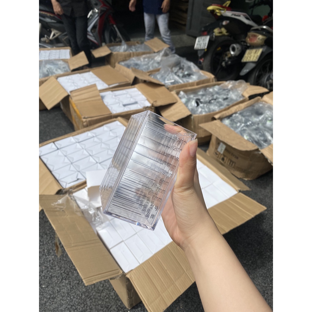 kệ mica để line mi- kệ meka để line mi - dụng cụ nối mi huyhoangmi