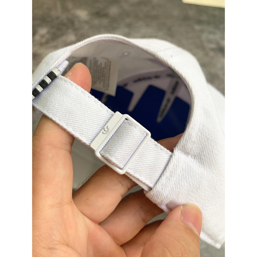 | Ảnh Thật | Mũ Das Trắng Logo Thêu