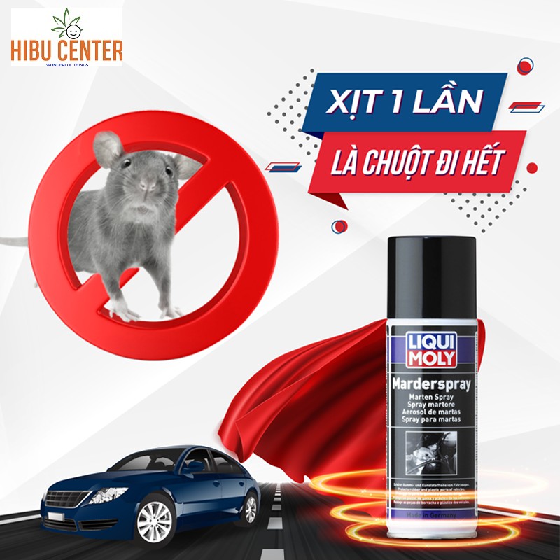 Chai Xịt Chống Chuột LIQUI MOLY Marten Spray 1515 200ml