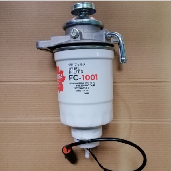 Lọc nhiên liệu xe nâng Komatsu 3 tấn, Huyndai 1 tấn mã FC-1001 MB220900 31973-44100 F-6243 FU-1048 FF5610 8-94369299-3