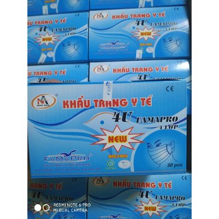 Khẩu trang y tế 4 lớp Nam Anh cao cấp mới