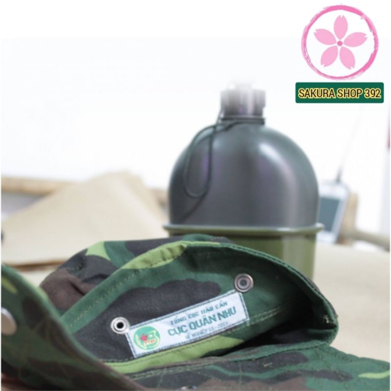 BÌNH ĐỰNG NƯỚC Bi Đông UAE - Bình Tông 1L quân đội UAE kèm túi vải