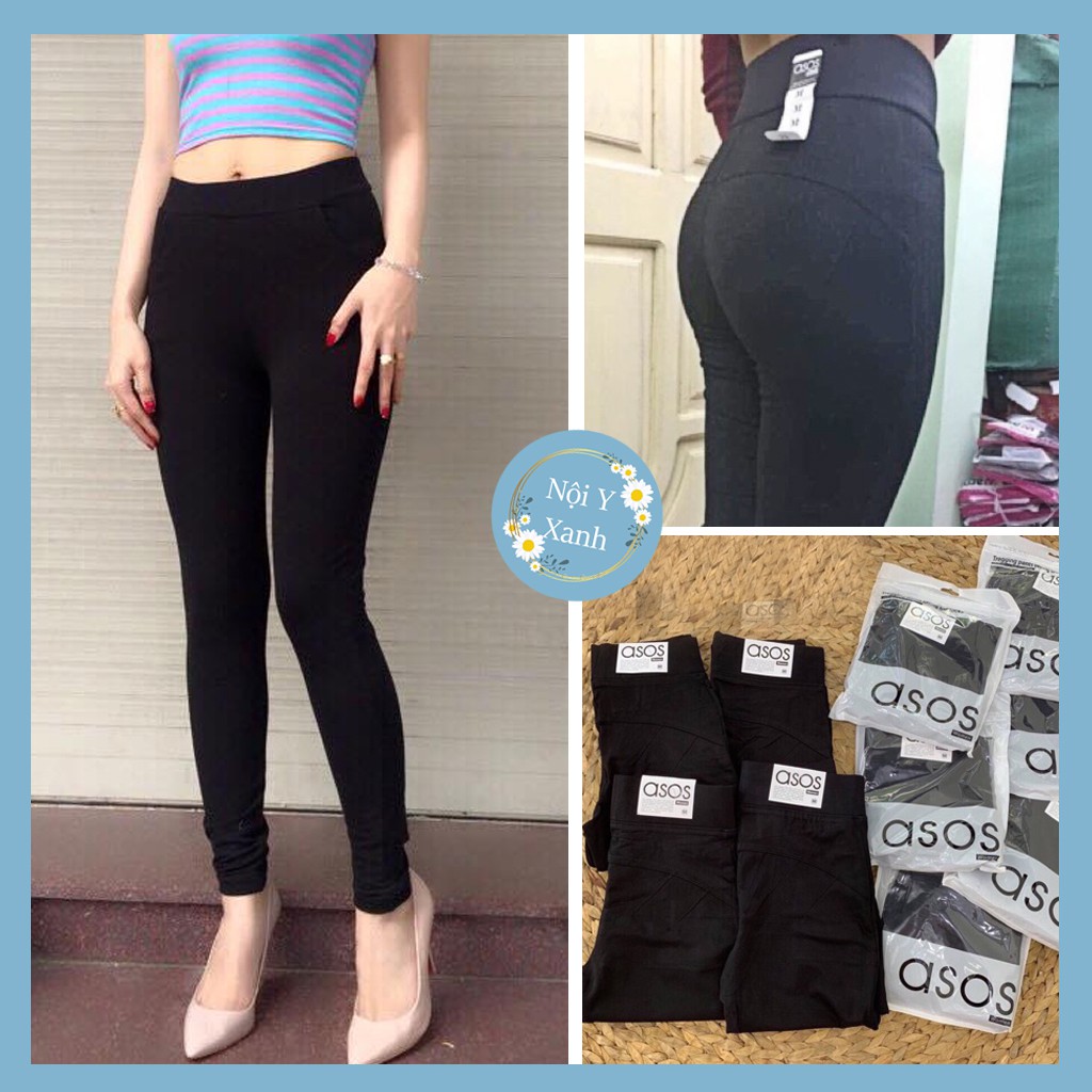 Quần legging nâng mông cạp cao gen bụng tôn dáng chất thoáng mát, cạp cao chất umi loại 1 gen bụng cho nữ