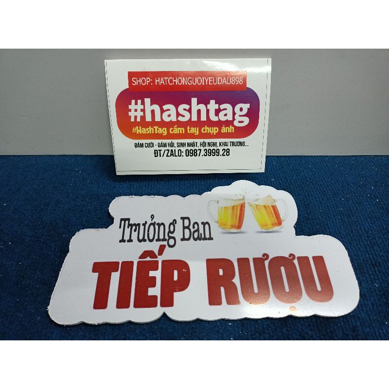 Set 10 Hashtag cầm tay chụp ảnh nhà cô dâu