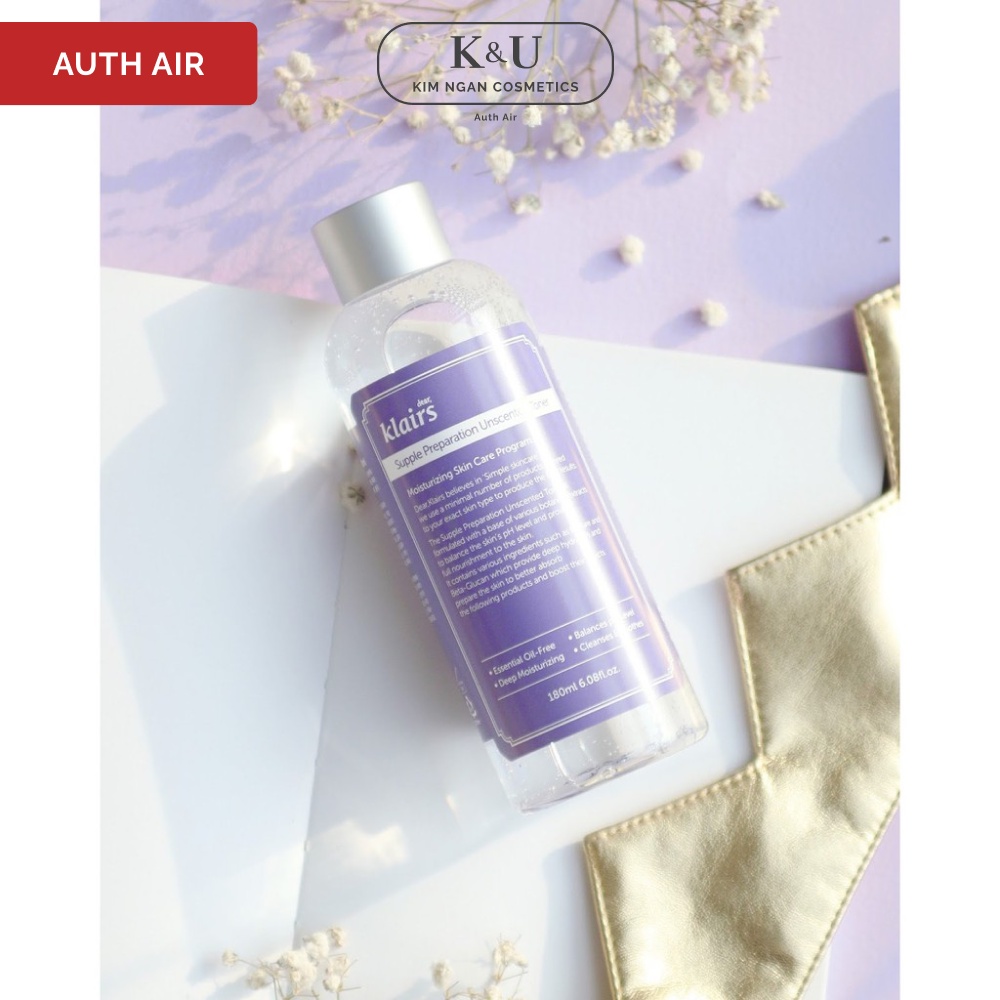 Nước Hoa Hồng Klairs Supple Preparation Toner - 180ml - Xuất Xứ Hàn Quốc | BigBuy360 - bigbuy360.vn