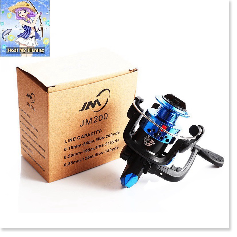 Máy Câu Cá Mini Giá Rẻ YF 200 - DIHOSO FISHING quay êm, bền đẹp, giá sốc máy câu tôm, may cau