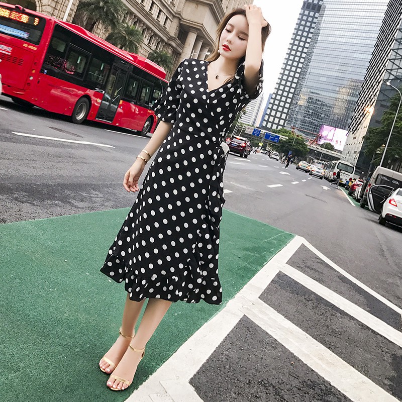 Váy bigsize chấm bi 50-85kg dành cho người béo (Hàng oder chuẩn hình 100%) NHẮN TIN ĐẶT HÀNG LUÔN NHÉ