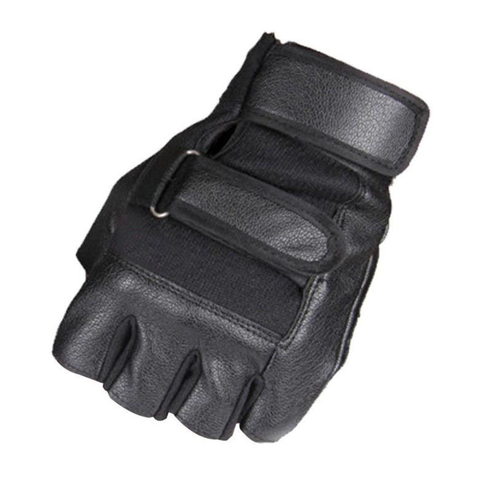 Găng tay nam lái xe mô tô hở ngón giữ ấm