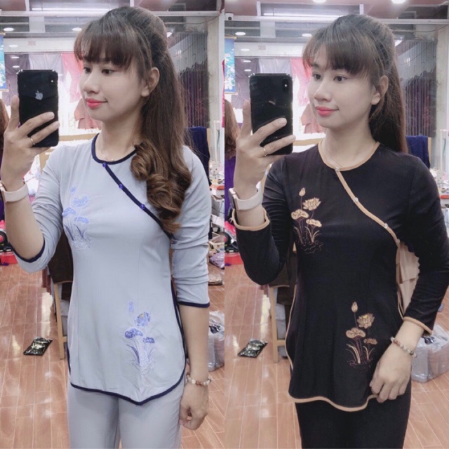 ĐỒ LAM ĐI CHÙA # THUN TRÒN VIỀN THÊU