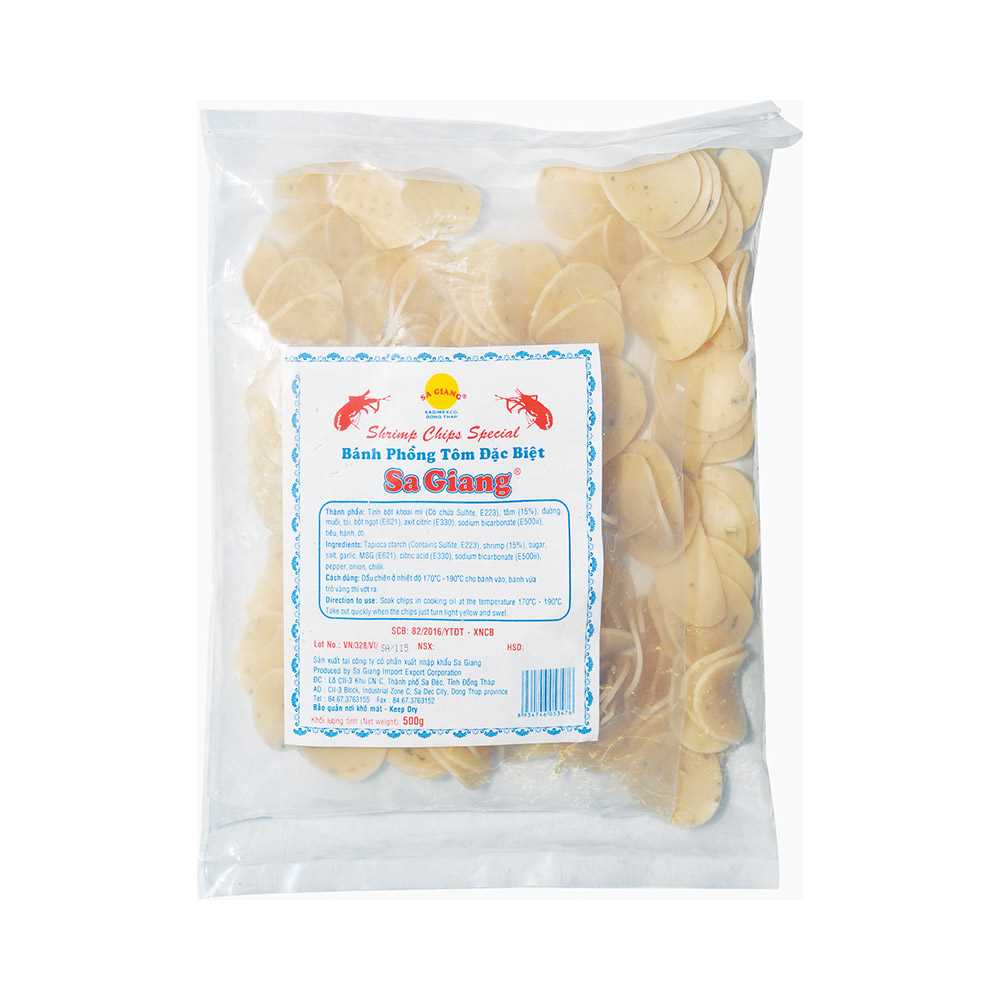Bánh phồng tôm đặc biệt Sa Giang 500g