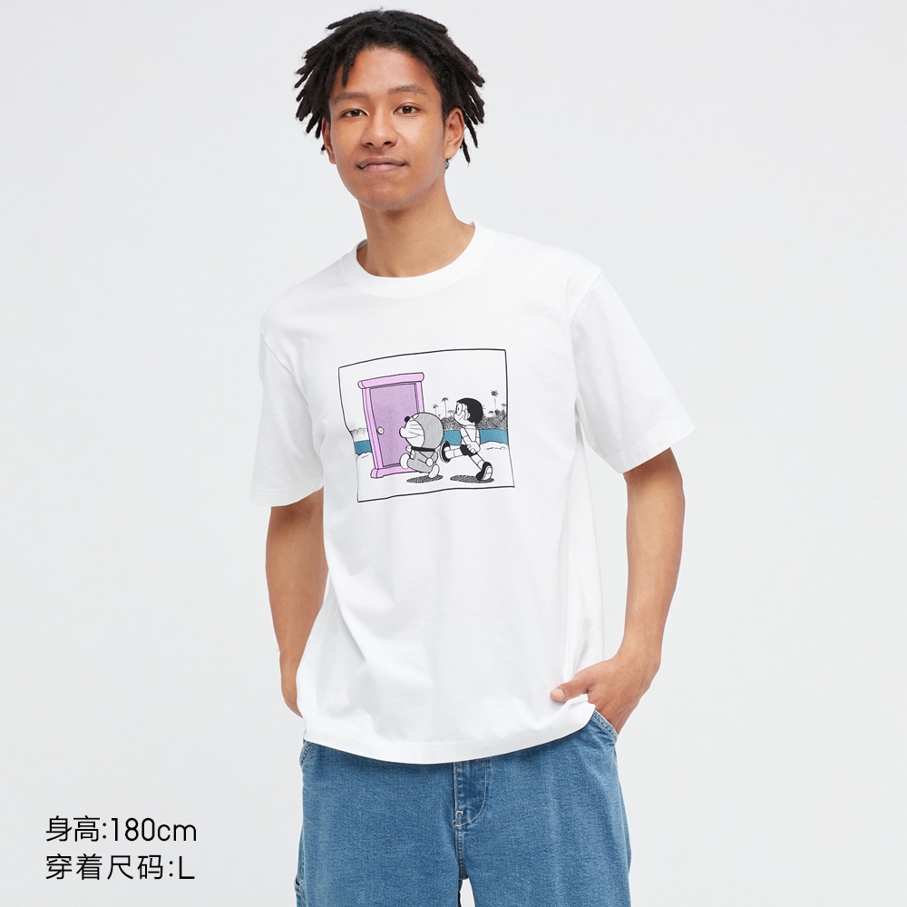 Áo Thun Uniqlo UT Nam Nữ / Nam / Nữ / Áo Thun In Hình Doraemon  449512