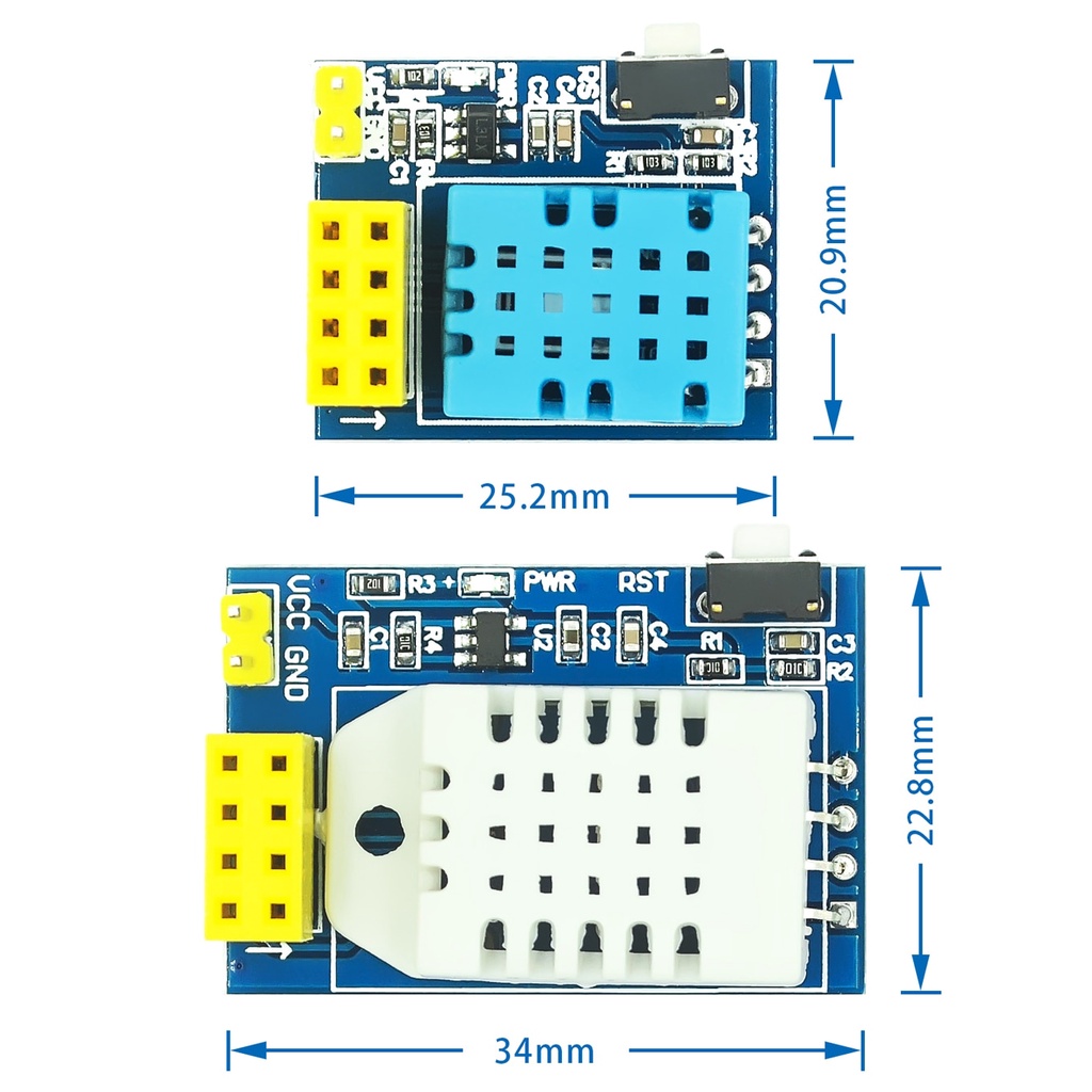 ESP8266 ESP-01 ESP-01S ESP01 DHT11 DHT22 AM2302 Digital Temperature Humidity Sensor Wifi Module Replace SHT11 SHT15 High