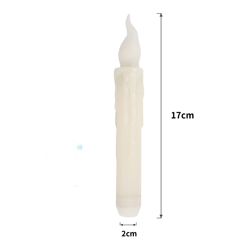 Đèn LED Nến Không Lửa 3D Lãng Mạn Dùng Trang Trí Bữa Tiệc Halloween / Giáng Sinh