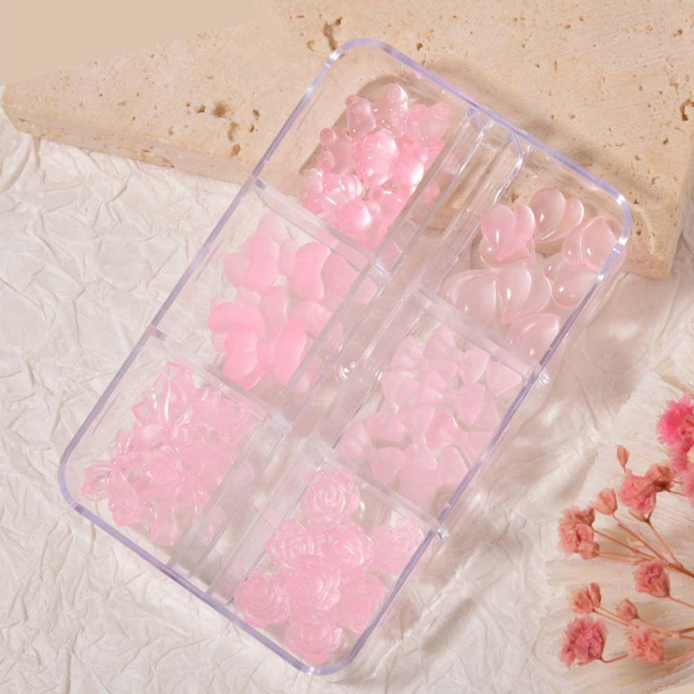 Phụ Kiện Trang Trí Móng Tay 3D Hình Gấu Dạ Quang Dễ Thương|Phụ Kiện Trang Trí Móng Tay Xinh Xắn