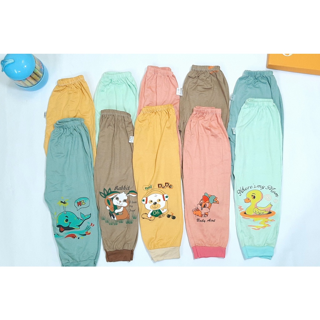 1 CHIẾC quần thun lạnh dài cho bé trai/gái size 3-14 kg (Không chọn màu các mẹ nhé . Shop sẽ lấy màu ngẫu nhiên ạ)