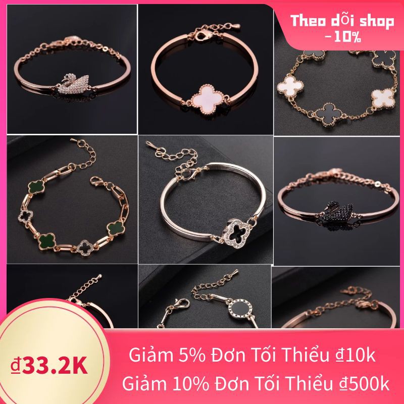 Vòng Đeo Tay Nữ Zircon Trang Sức Pha Lê Phong Cách Thời Thượng Bán Chạy Nhất