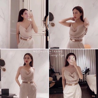 Sỉ Áo lụa 2 dây cổ đổ chất đẹp