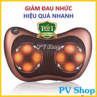 Gối massage hồng ngoại 8 bi Cao Cấp