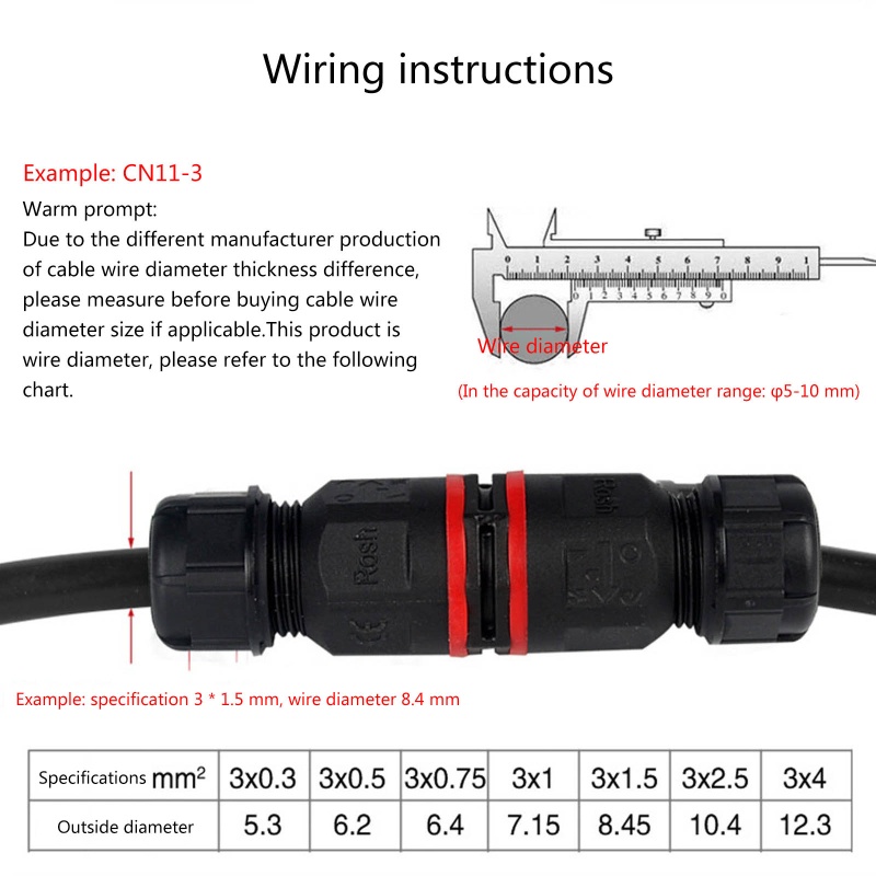 Hộp Nhựa Bảo Vệ Dây Cáp Chống Thấm Nước Tiện Lợi Dành Cho Hoạt Động Ngoài Trời