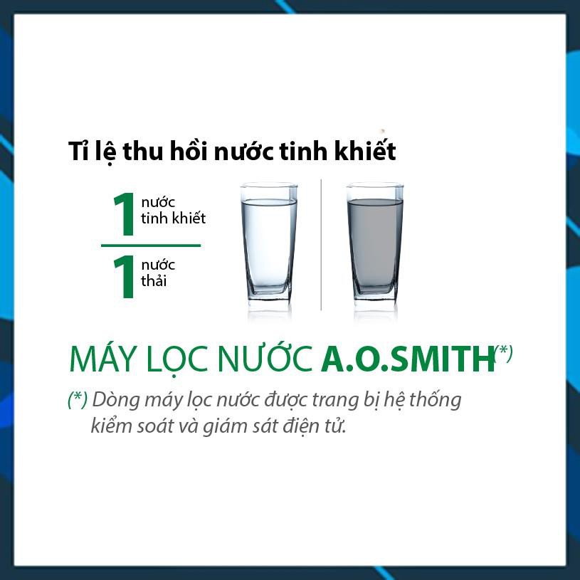 Máy lọc nước AOSmith , nước nóng thường, màn hình cảm ứng, khóa trẻ em, cảnh báo lõi lọc, lắp đặt miễn phí