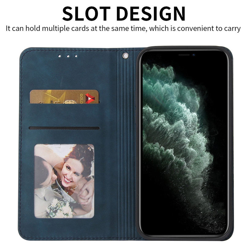 Bao da hai màu đựng thẻ có nam châm cho Samsung Galaxy Note 20 Ultra Note 10 Plus Lite Note 9 Note 8 S8 S7 Edge