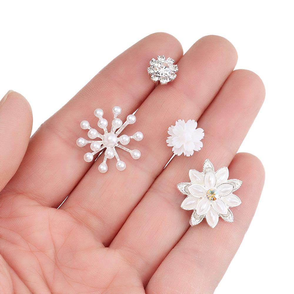 Trâm Cài Tóc Hình Hoa Xinh Xắn Cho Đám Cưới|Trâm Cài Tóc Chữ U Đính Ngọc Trai