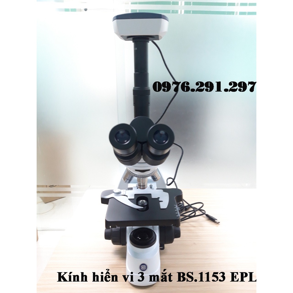 Kính hiển vi 3 mắt kết nối máy tính BS 1153 EPL Euromex Hà Lan