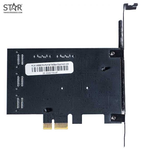 Card PCIe X1 8 Port Sata III 6Gbps Controller (SE9215B8T)