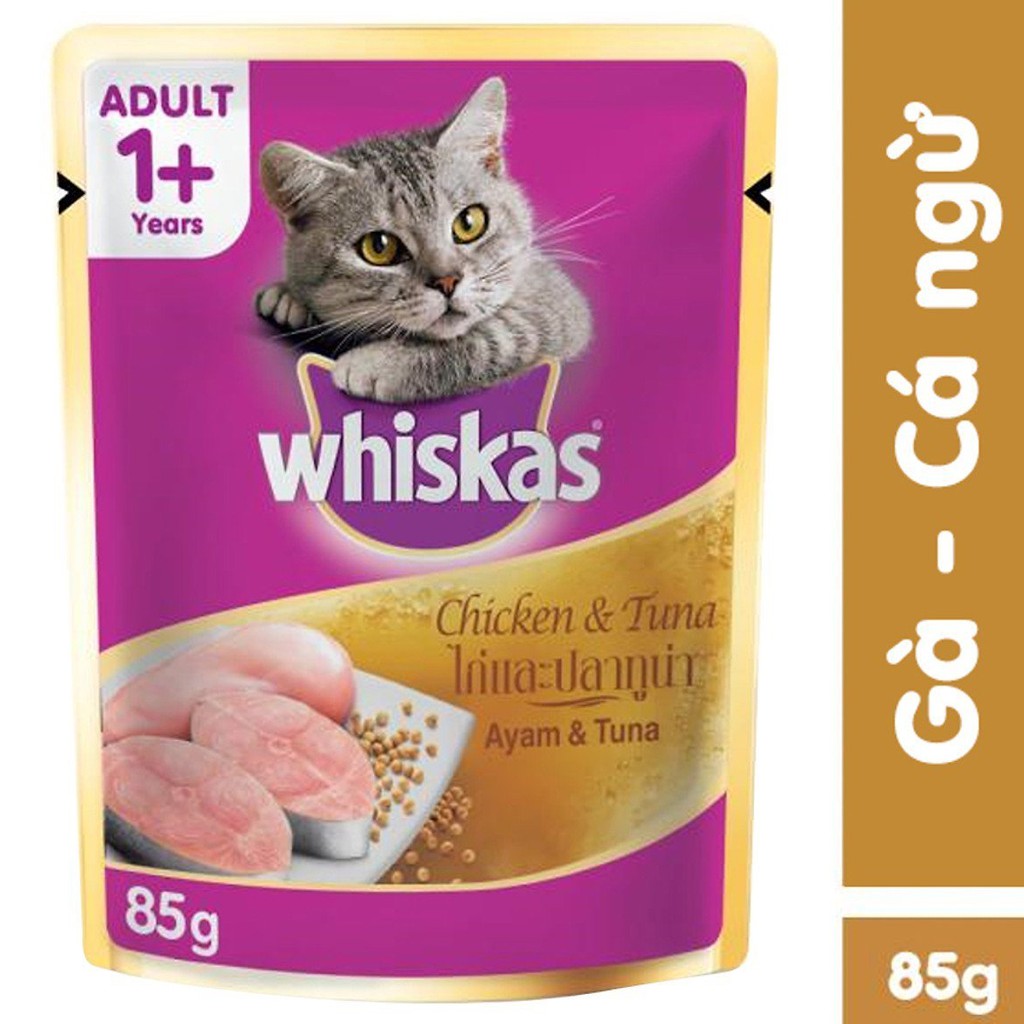 Pate Whiskas cho mèo 85g