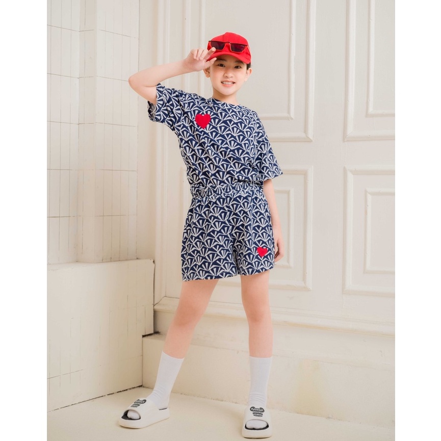 Đồ bộ bé gái thiết kế Jookyli vải thun, phong cách cá tính màu tím than Healthy 94G0967