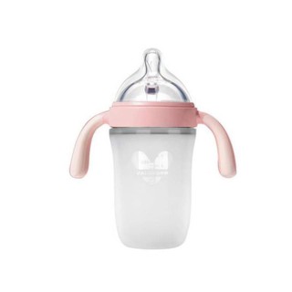 0-3 Years Old Children's Baby Cute Silicone with Handle Strap Bottle