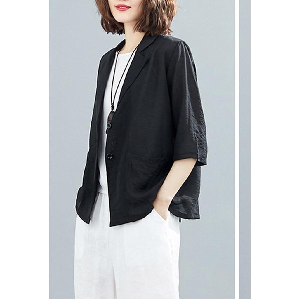 (TỔNG KHO LÂM ANH CHUYÊN SỈ) Áo vest nữ tay lỡ, thời trang trẻ, phong cách Nhật Bản