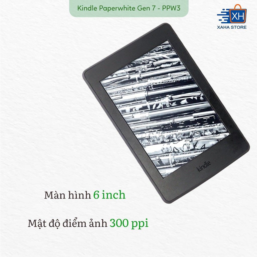 Máy đọc sách Kindle Paperwhite 3 - 7th Generation ⚡️ New 100%, nguyên seal hộp ⚡️ Mua kèm túi chống sốc giá 0đ