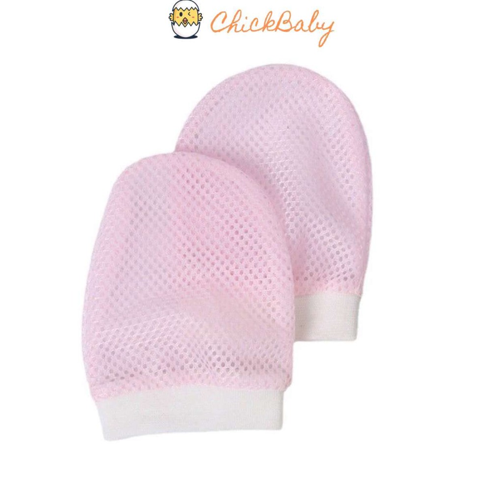 Bao tay cho em bé sơ sinh - Bằng Lưới Thoáng Khí - ChickBabyShop