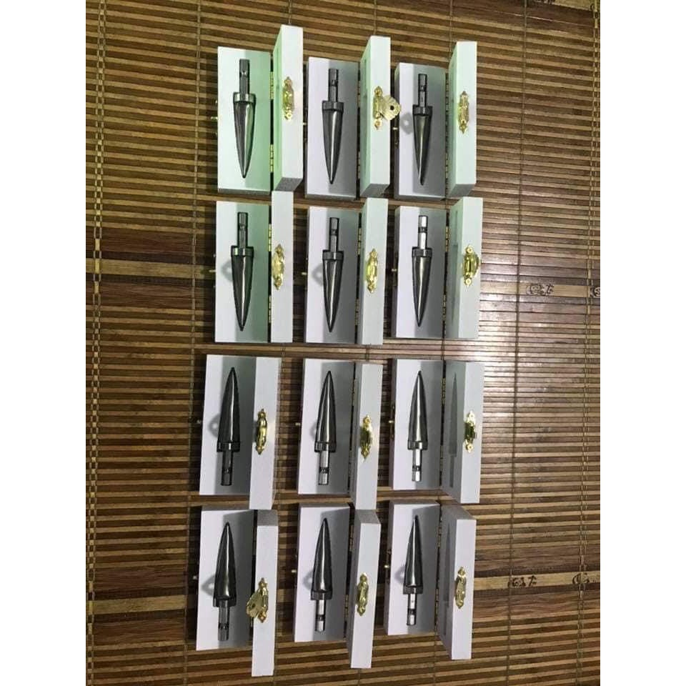 Nong ống đồng bằng máy khoan cầm tay phi 6 - 10 - 12 [ INOX 304 ] mũi long ống 3 trong 1 - nong ống bằng khoan 3 in1....