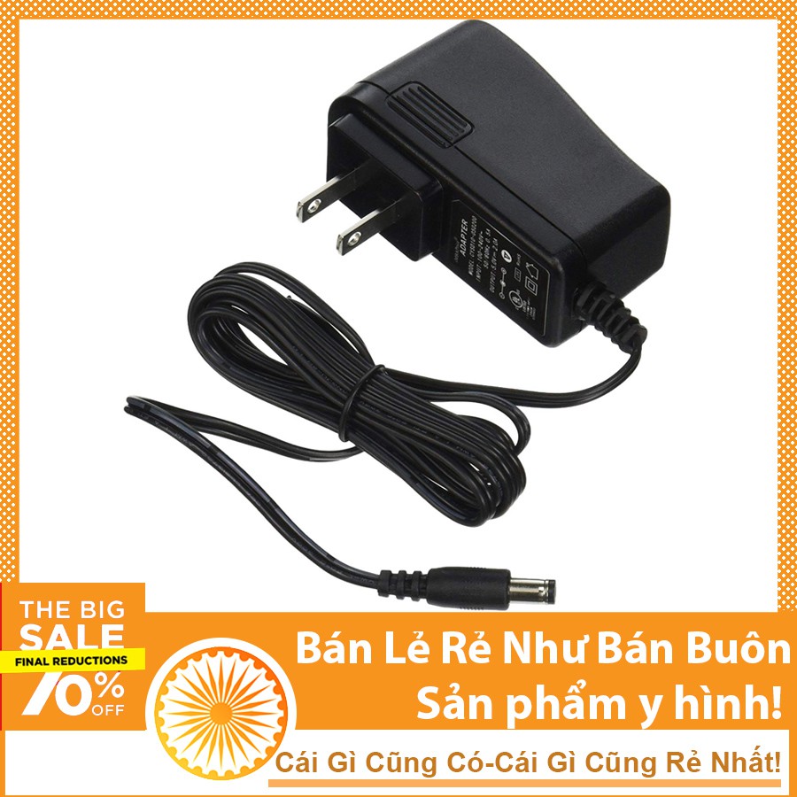 Bộ Nguồn Một Chiều 5V 1.2A 5.5 x 2.1mm ( Adapter 5V 1.2A ) Chân To đã qua sữ dụng