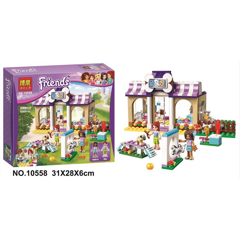 Lego friend xếp hình con gái: Khu vui chơi của Emma NO.10558