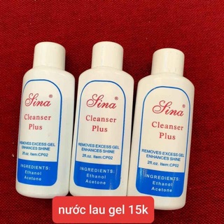 Nước lau gel Sina